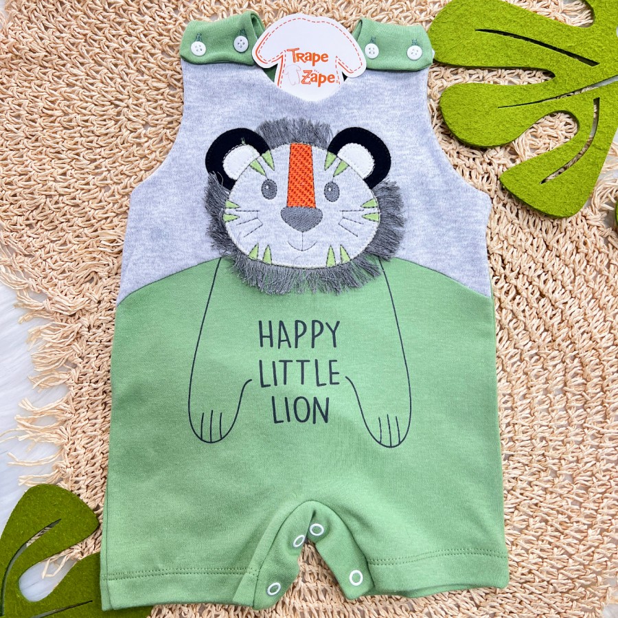 Banho de Sol Happy Little Lion - Verde e Mescla